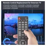 NH305UD Universal Remote Control for Emerson TV Model LE240EM4 LE290EM4F LE320EM4 LF320EM5F LE391EM4 LF402EM6F LF461EM4 LF501EM4A LF501EM4F LF501EM5 Replacement Emerson TV Remote - Retail: $11