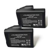 Sun Will Rechargeable 7.4V 2200MAH Batteries for Heated Gloves Socks Hats Balaclava Ski Mask Thermal Underwears Bottoms (2pcs Included) - Retail: $41