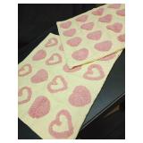 Mixweer 2 Pcs Valentines Day Throw Pillow Covers 18 x 18 Inch Love Heart Decorative Pillow Covers Soft Plush Faux Fur Valentines Cushion Pillowcase for Valentineâs Day Couch Sofa Home Decor Gift(