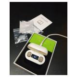 Hearing Aids with Long-Lasting Charging Case, Invisible Hearing Aids for Seniors with Smart Noise Cancellation, Completely-In-Canal Hearing Aid Devices, Easy Control (Beige) - Retail: $90