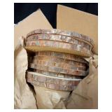 Set of (10) 7-9 inch Wood Slices for centerpieces, Arts and Crafts, and Rustic Home Decor! Wood Slice centerpieces, Wood Rounds, Tree Slices (Small 7-9 inch) - Retail: $37