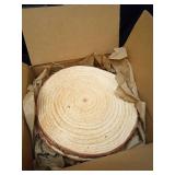 Set of (10) 7-9 inch Wood Slices for centerpieces, Arts and Crafts, and Rustic Home Decor! Wood Slice centerpieces, Wood Rounds, Tree Slices (Small 7-9 inch) - Retail: $37