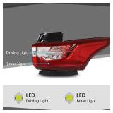 LED Tail Light Rear Brake Lamp Right Side Compatible with Chevy Traverse 2018-2021 84618032, GM2805130 - Retail: $80