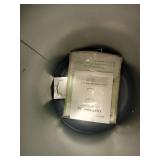 Keenray Towel Warmer, Large, Auto Shut Off, Fits Up to Two 40\"X70\" Oversized Towels; white with light grey lid and wood accents - Retail: $107