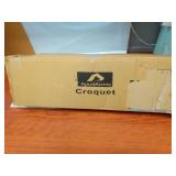 ApudArmis Six Player Croquet Set with Premiun Rubber Wooden Mallets 28In,Colored Ball,Wickets,Stakes - Lawn Backyard Outdoor Game Set for Adults/Teenagers/Family (Large Carry Bag Including) - Retail: 