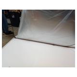 AyeWish Floor Mirror, Oversized Full Length Mirror, Arched Mirror, Large Standing Mirror, Tall Mirror, Wall Mounted, FreeStanding, Giant Mirror, 77\"Ã38\", Aluminum Frame - Black - Retail: $200