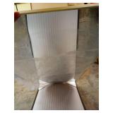 KOMCOTE Full Length Floor Mirror - 71x30 Inches Oversized Arched Wall Mirror, Gold Standing Mirror for Bedroom, Living Room, Dressing Room - Elegant Freestanding & Leaner Mirror for Home Decor - Retai