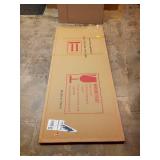 KOMCOTE Full Length Floor Mirror - 71x30 Inches Oversized Arched Wall Mirror, Gold Standing Mirror for Bedroom, Living Room, Dressing Room - Elegant Freestanding & Leaner Mirror for Home Decor - Retai