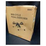 MOMODA Pedal Exerciser Leg and Arm Exercise Bike with LCD Monitor Foldable (Black/Blue) - Retail: $33