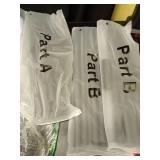 TOWOND Projector Screen with Stand, 100 inch Outdoor Projector Screen Portable Indoor Projection Screen 16:9 4K Rear Front Movie Screen with Carry Bag for Home Backyard Theater - Retail: $70