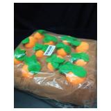 CECE PAW Carrot Catnip Toys, Interactive Feather Cat Toys for Indoor Cats, Cat Puzzle Toys for Boredom and Mental Stimulation, 12 Squeaky Carrots with Treat Pockets and 12 Catnip Tea Bags - Retail: $2