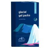 Glacial Comfort Large Gel Ice Pack for Injuries Reusable - (15\" x 11\") Cold Pads for Back Pain, Hip, Knee, Shoulder, Muscle Strains, Migraine & Postpartum Recovery, Flex Technology - Compression Pad