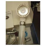 PWERAN Filtered Shower Head with Handheld, High Pressure 3 Spray Mode Showerhead with 18 Stage Water Softener Filters for Hard Water - Handheld Shower Head-Remove Chlorine-White - Retail: $22