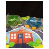 Big Cartoon Truck Car Toys for 1 Year Old Boy with Playmat/Storage Bag|Baby and Toddler Toys 12-18 Months & Age 1-2|1st Birthday for Baby Toys 1 Year Old - Retail: $17