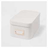 Small Decorative Fabric Box Ivory - Brightroomâ¢ - Retail: $15