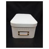 Small Decorative Fabric Box Ivory - Brightroomâ¢ - Retail: $15