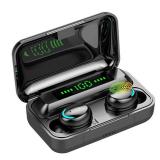 Ear Buds Wireless Earbuds, Bluetooth 5.3 Headphones In Ear, Bluetooth Earphones with Built-in Microphone, Wireless Ear Buds, Bluetooth Earbuds with Mic, USB Charging Case, Dual Connect, Black - Retail
