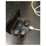 Ear Buds Wireless Earbuds, Bluetooth 5.3 Headphones In Ear, Bluetooth Earphones with Built-in Microphone, Wireless Ear Buds, Bluetooth Earbuds with Mic, USB Charging Case, Dual Connect, Black - Retail