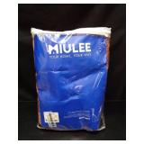 MIULEE Dusty Rose Pink Velvet Curtains Thermal Insulated Blackout Curtain Drapes for Bedroom Living Room Darkening 96 Inches Long Curtains Panels Rod Pocket Set of 2 - Retail: $39