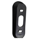 AirTech Home Automation Vertical Wedge and Base Bracket Replacement for Google Nest Hello Video Doorbell with10-Degree Downward View Compatible with Wired (Black) - Retail: $0