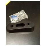 AirTech Home Automation Vertical Wedge and Base Bracket Replacement for Google Nest Hello Video Doorbell with10-Degree Downward View Compatible with Wired (Black) - Retail: $0