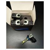 RCJ 9005 9006 Bulbs Combo, 600% Brightness 9005/HB3 High 9006/HB4 Low Dual Beam Bulbs, 6000K Cool White, Plug and Play, IP67 Waterproof, Pack of 4 - Retail: $60