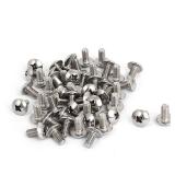 uxcell a15121600ux0582 M4x8mm Stainless Steel Truss Phillips Head Machine Screws (Pack of 50) - Retail: $15