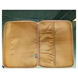 Lilihuimaoyi Zippered Notebook Pocket Diary Memo Book Meeting Folder Journal 6Ring Binder Notebook for Business Trips Travel Teachers, Brown - Retail: $23