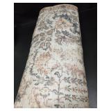 jinchan Runner Rug 3x8 Washable Hallway Rug Vintage Indoor Thin Retro Floor Cover Distressed Floral Country Lightweight Non Slip Carpet for Entryway Bathroom Kitchen Bedroom Living Room Stairway Red -