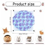 Boao 2 Pieces Hamster Hammock Hanging Pet Hammock Warm Bed House for Small Parrot Rat Sugar Glider Hamster Playing - Retail: $15