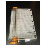 Fiskars SureCut 9  Paper Trimmer Transparent/Orange (177560-1001) - Retail: $35