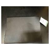 U Brands Vegan Leather Document Holder Black: Office Supplies Desk Organizer with 2 Compartments, 10\"x13\"x0.7\" - Retail: $41