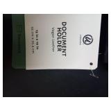 U Brands Vegan Leather Document Holder Black: Office Supplies Desk Organizer with 2 Compartments, 10\"x13\"x0.7\" - Retail: $41