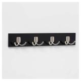 Modern Octopus 4 Rail Nickel Hooks Black - Brightroomâ¢ - Retail: $20