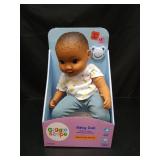 14\" Boy Baby Doll - Dark Brown Hair + Brown Eyes - Gigglescapeâ¢ - Retail: $16
