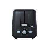 Oster 2-Slice Toaster With Extra-Wide Slots Black: 800W, Bagel & Toast Capabilities, 1-Year Warranty, Spot Clean - Retail: $30