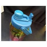 64 fl oz Plastic Striped Water Bottle - Tabitha Brown for Target - Retail: $15