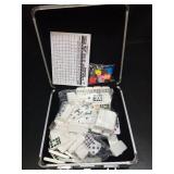 Mexican Train Dominoes Game Set with Aluminum Case - Retail: $25
