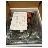 JANE EYRE Computer Tower Stand - Adjustable PC Tower Stand CPU Holder Cart with Charging Station for Office Home Classroom,23.03\"-28.3\" H, black - Retail: $54