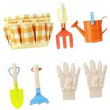 YARNOW 7pcs Gardening Tool Set with Bag, Gloves, Watering Kettle