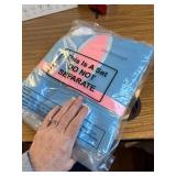 3pcs 12ft Skeleton Easter Accessories: Bunny Hat, Nose, Plush Tail