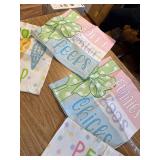 GEEORY Happy Easter Peeps Pillow Covers 18x18, Set of 4