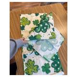 Artoid Mode Watercolor Shamrock Table Runner, 13 x 108 in