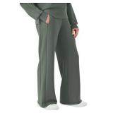 Members Mark women s sand wash wide leg pant size large