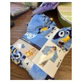 Bluey three-piece robe and PJ set size 4