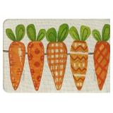 Carrot Doormat, Non-Slip, 16x24in, Indoor/Front Door