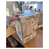 $110 Towel Warmer for Bathroom, Bucket, Wood Handle, Auto Shutoff