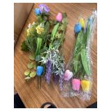 Jasmsiy Artificial Flowers: Faux PU Tulips & Roses for Decor