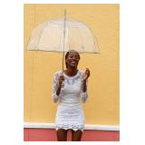 2pack!! ShedRain Bubble Umbrella See-Through, Windproof, Automatic Open