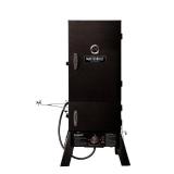 Masterbuilt 2-Door 4-Rack Dual Fuel Charcoal Propane BBQ Smoker Black
